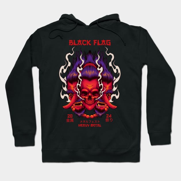 black flag Hoodie by enigma e.o